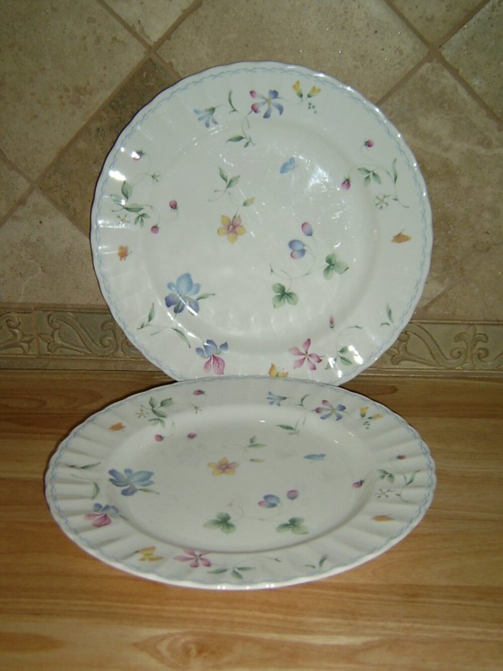MIKASA Maxima Super Strong China Sorrento 10.5" Plate. Set of 2